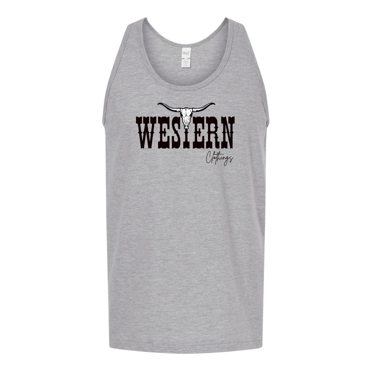Camisole western Homme | Logo WC | Gris pâle