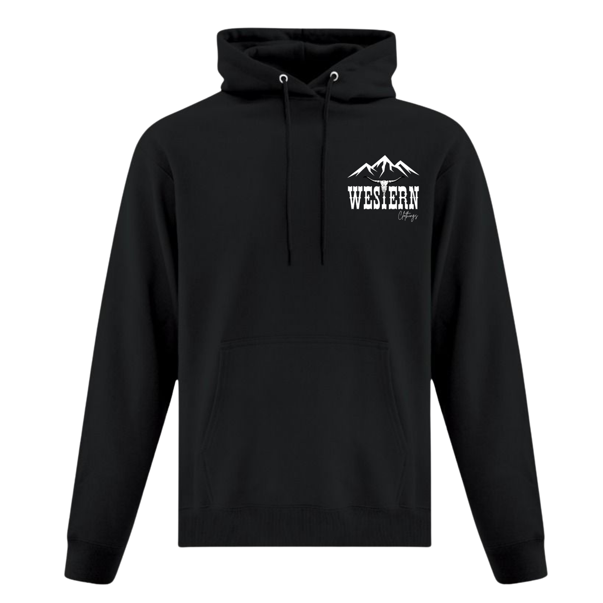 Hoodie Western Unisexe | RF | Noir