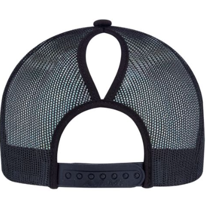 Casquette Western Femme | CGIRL | Noire et maille noire
