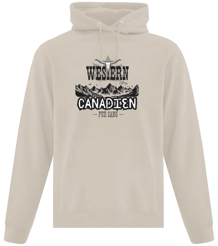 Hoodie Western Unisexe | CN | Sable, caramel ou vert militaire