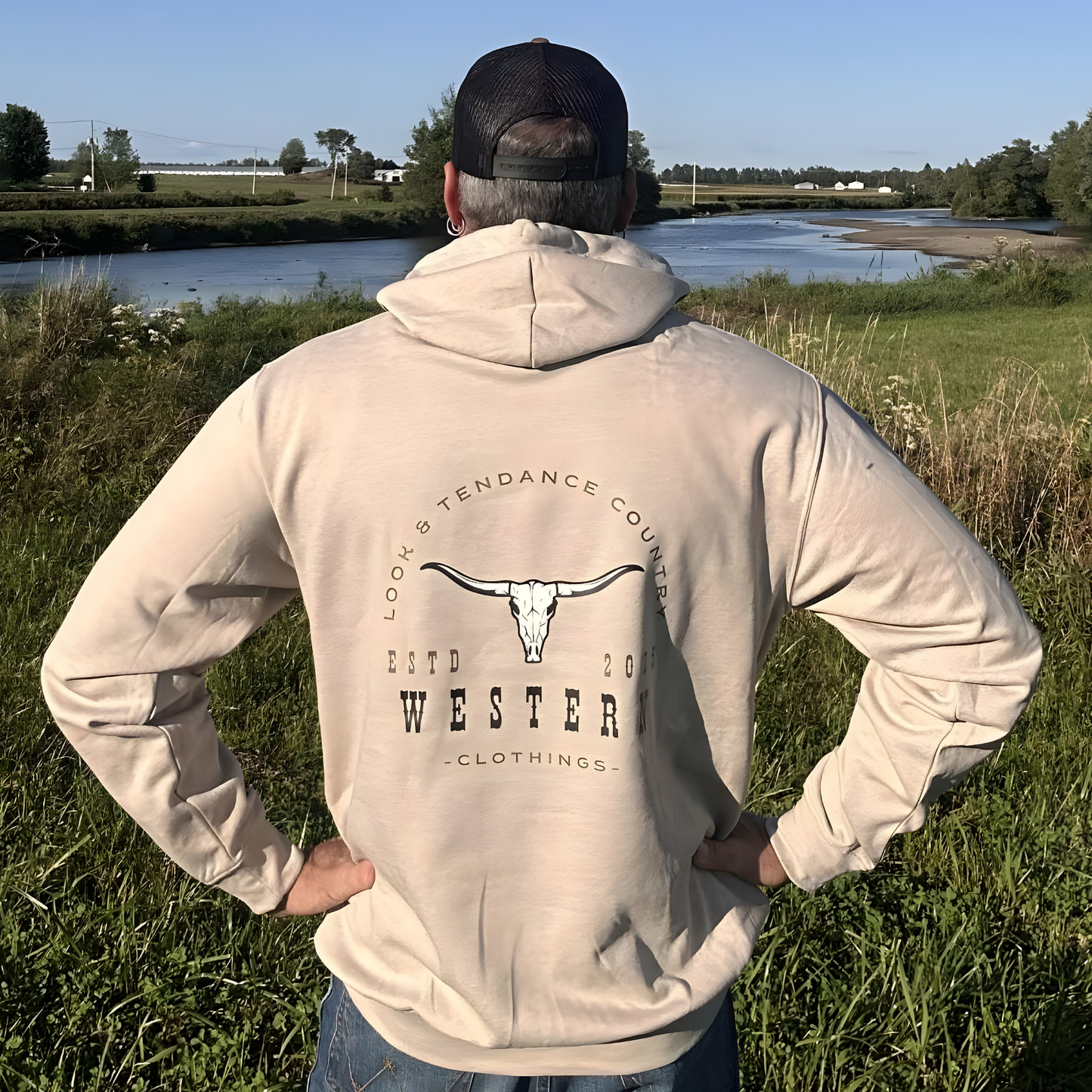 Hoodie Western Unisexe | L&TC  | Sable