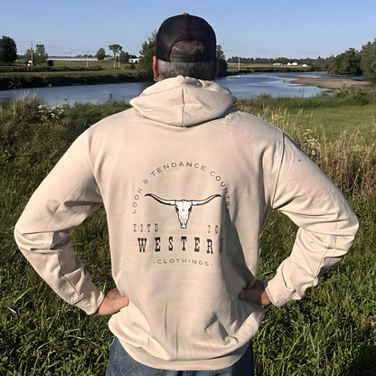 Hoodie Western Unisexe | L&TC  | Sable