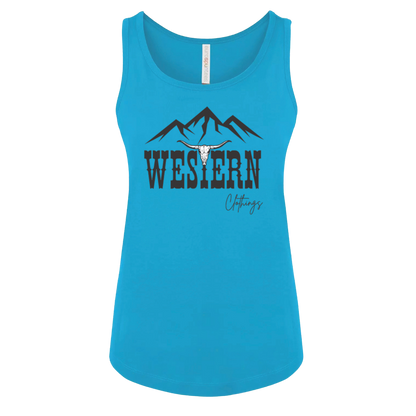 Camisole Western Femme | WC | Noir, saphir ou blanche
