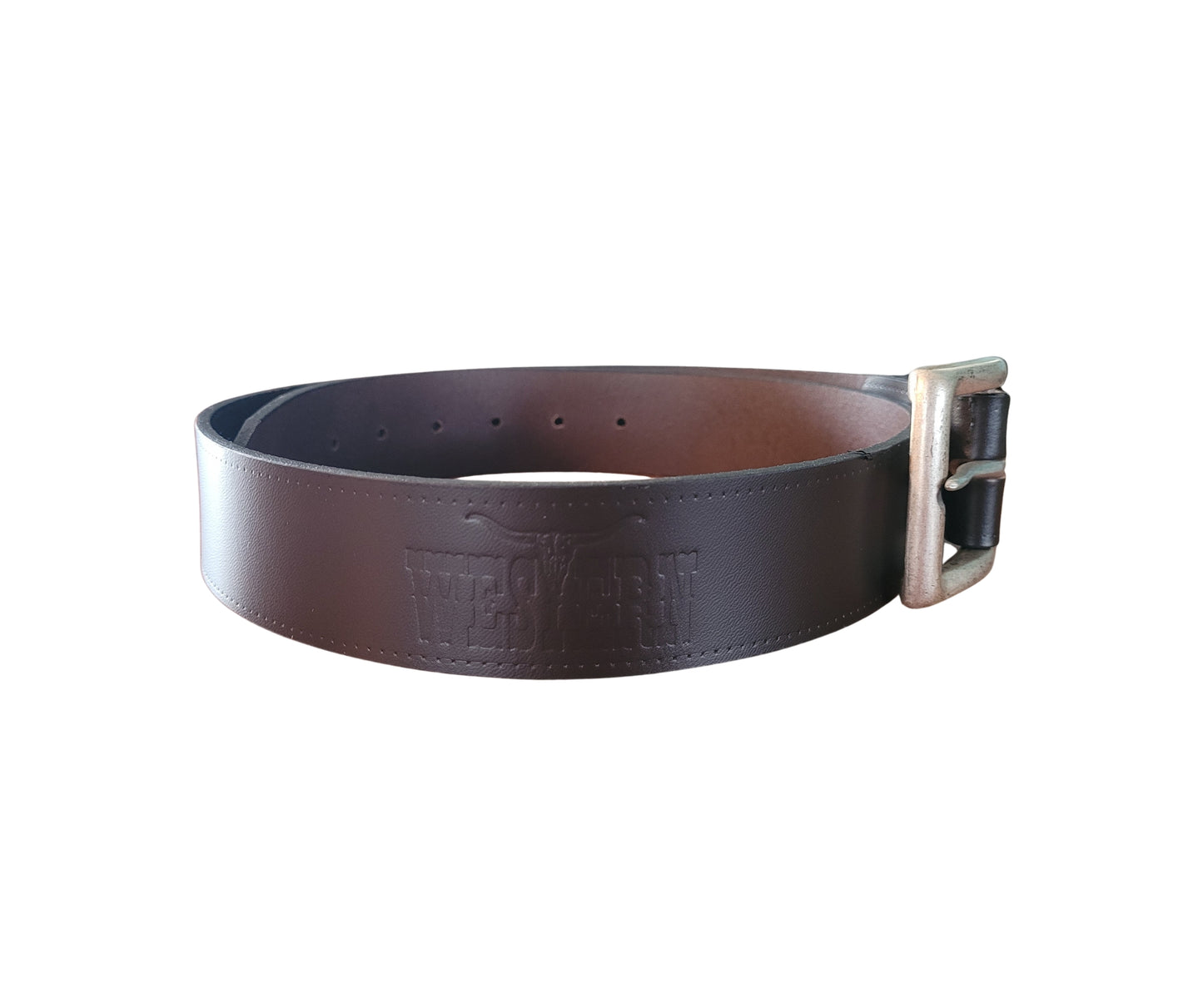 Ceinture en cuir | Brune foncé