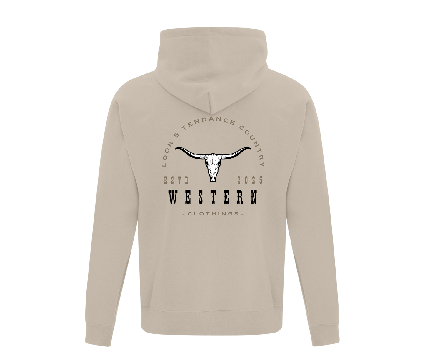 Hoodie Western Unisexe | L&TC  | Sable
