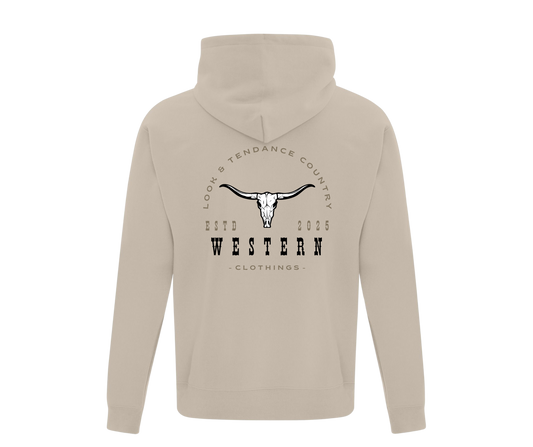 Hoodie Western Unisexe | L&TC  | Sable