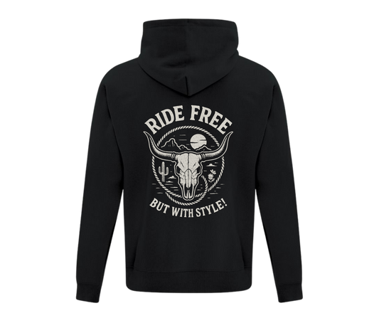Hoodie Western Unisexe | RF  | Noir