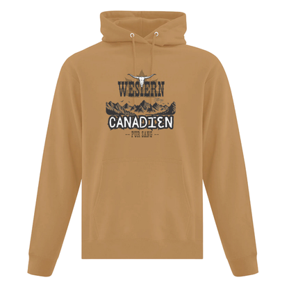 Hoodie Western Unisexe | CN | Sable, caramel ou vert militaire