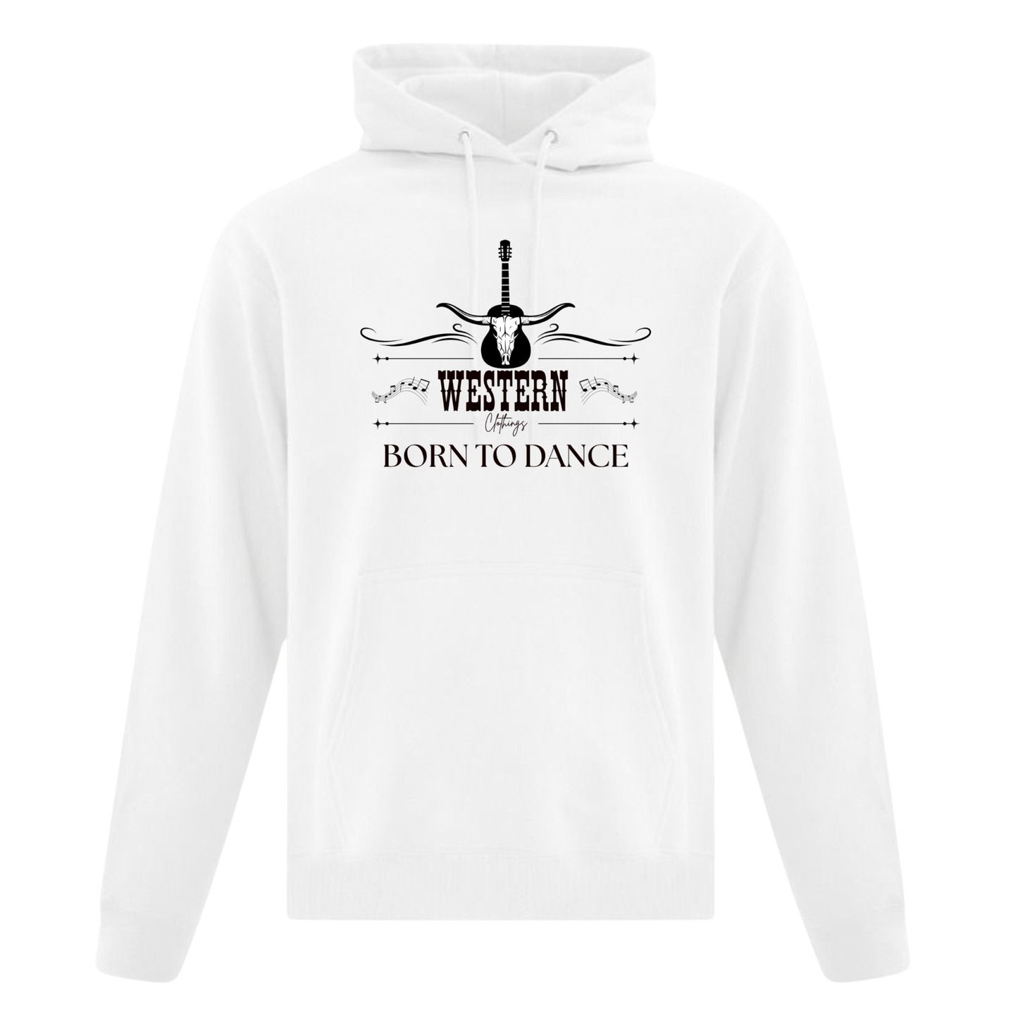 Hoodie Western Unisexe | BTD  | Blanc