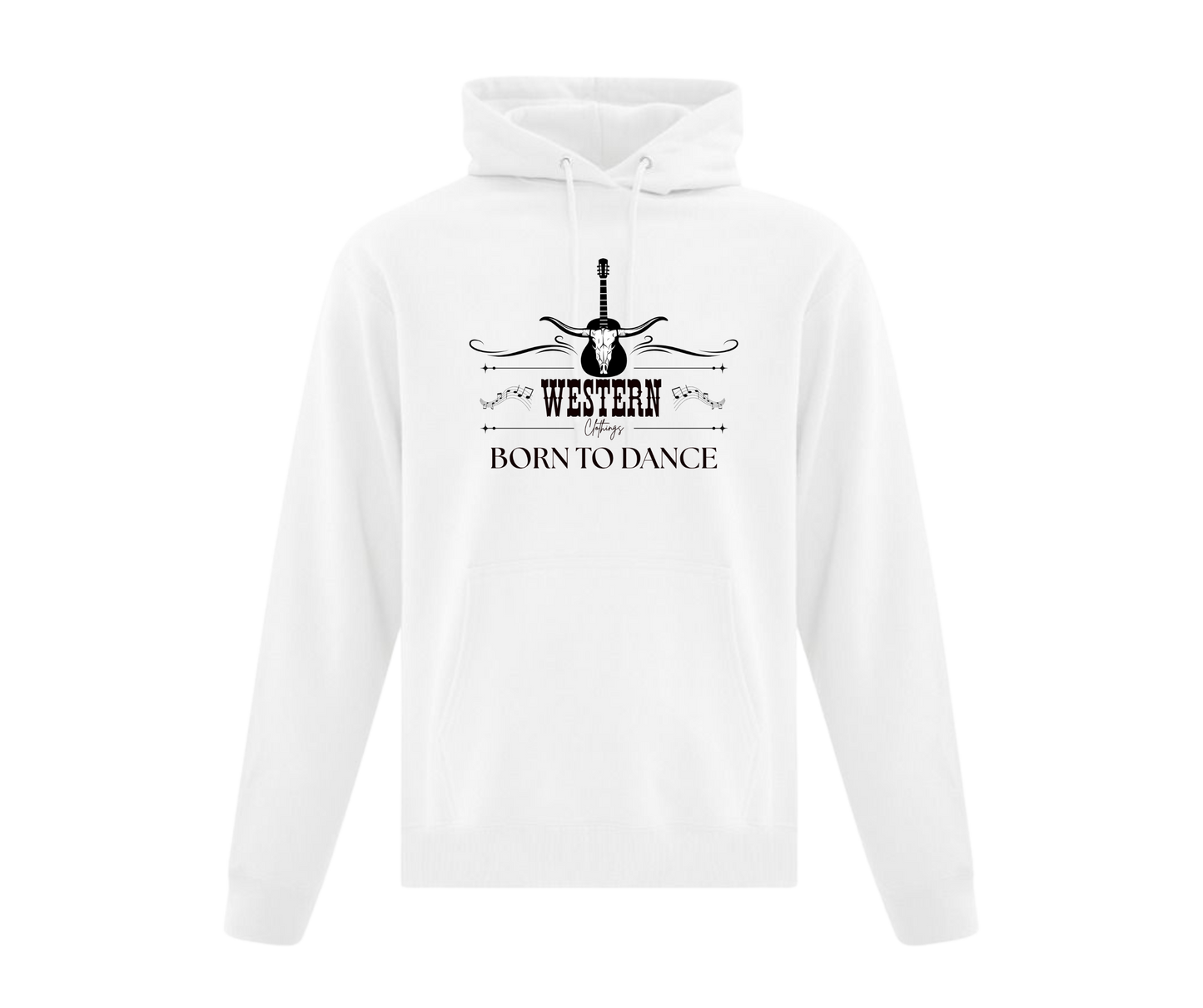 Hoodie Western Unisexe | BTD  | Blanc