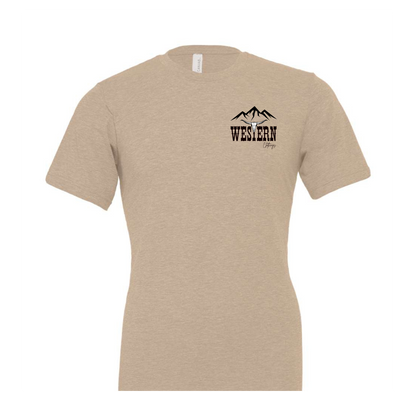 T-shirt Western Homme | CRA | Sable