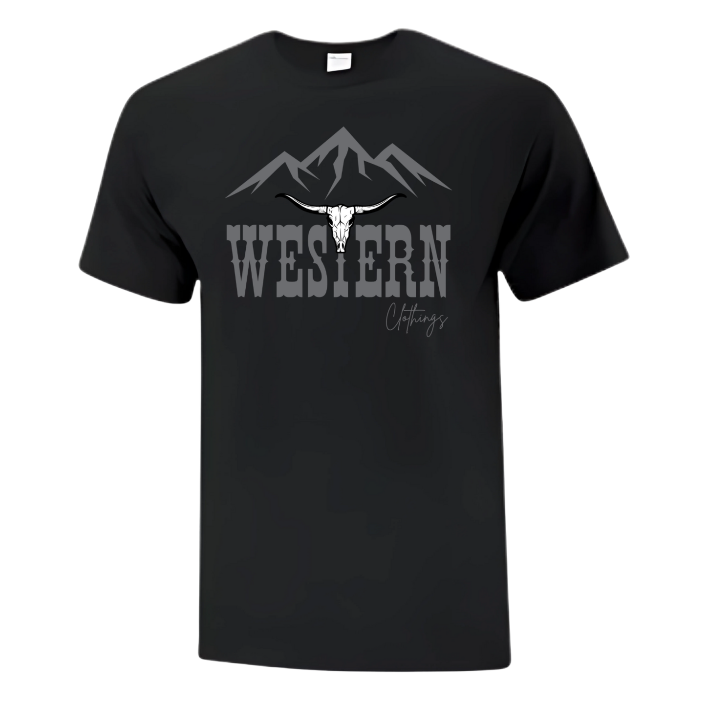 T-shirt Western Homme | WC | Noir