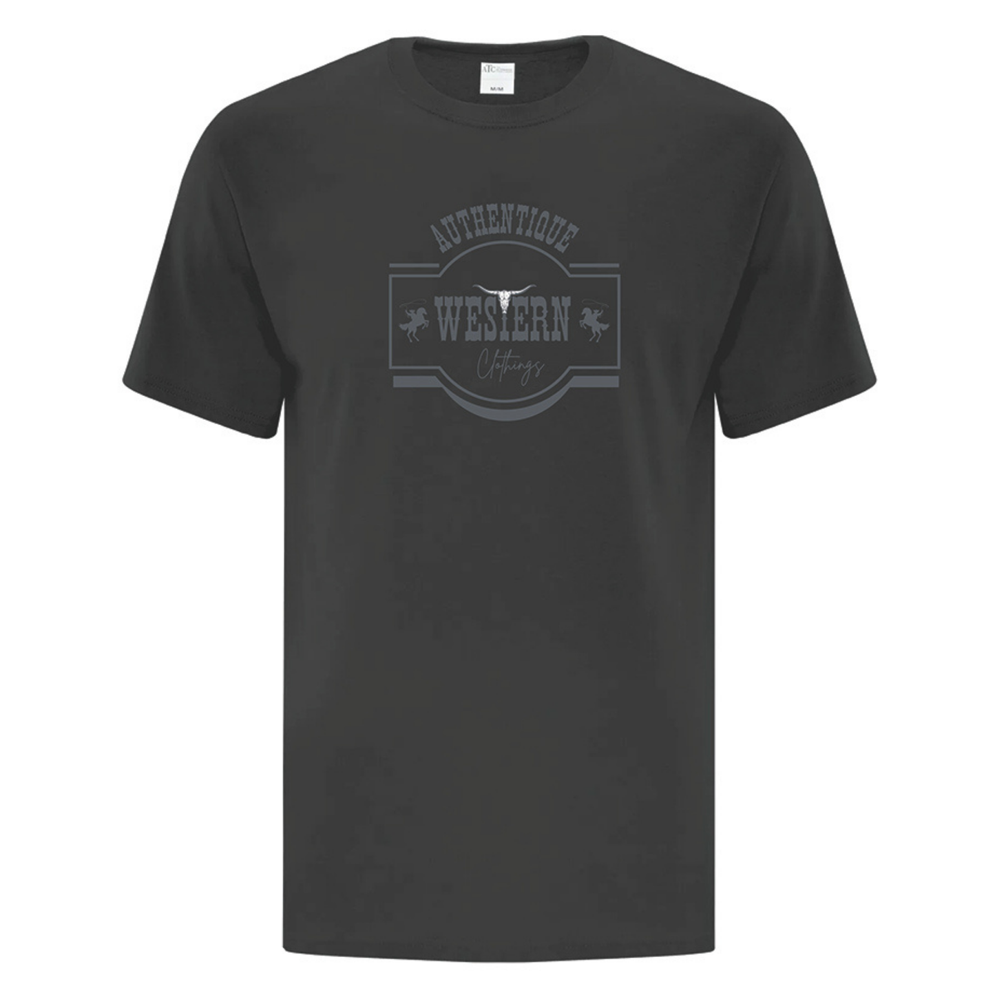 T-shirt Western Homme | AUT | Noir
