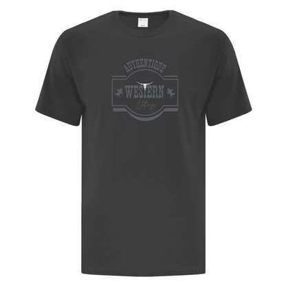 T-shirt Western Homme | AUT | Sable, gris ou noir