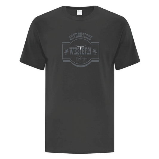 T-shirt Western Homme | AUT | Noir