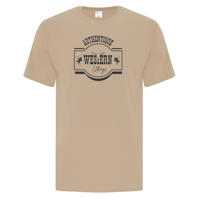 T-shirt Western Homme | AUT | Sable, gris ou noir