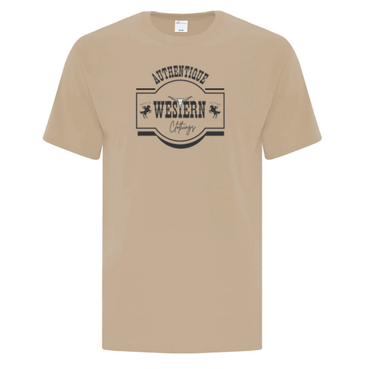 T-shirt Western Homme | AUT | Sable