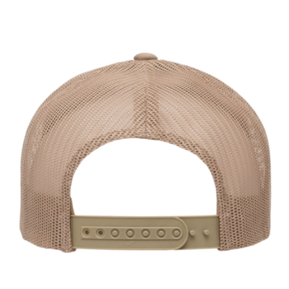 Casquette western | Logo brodé noir WC | Sable et maille sable