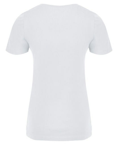 T-shirt Western Femme col rond | HAT | Blanc