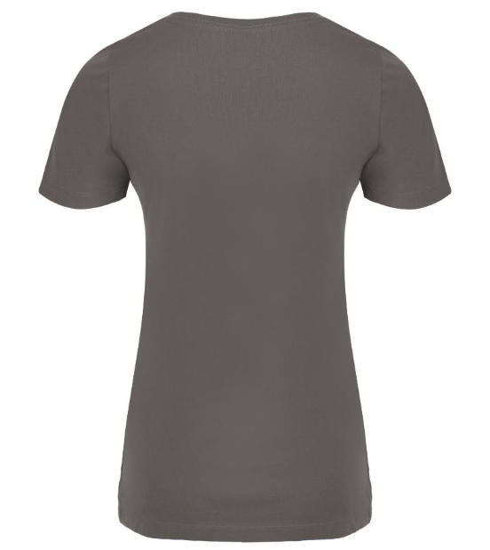 T-shirt Western Femme col rond | HAT | Gris charbon