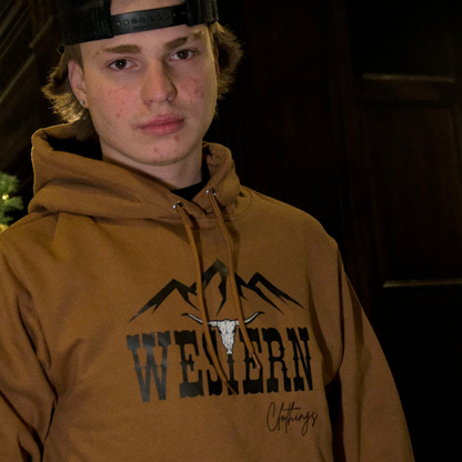 Hoodie Western Unisexe | WC | Caramel