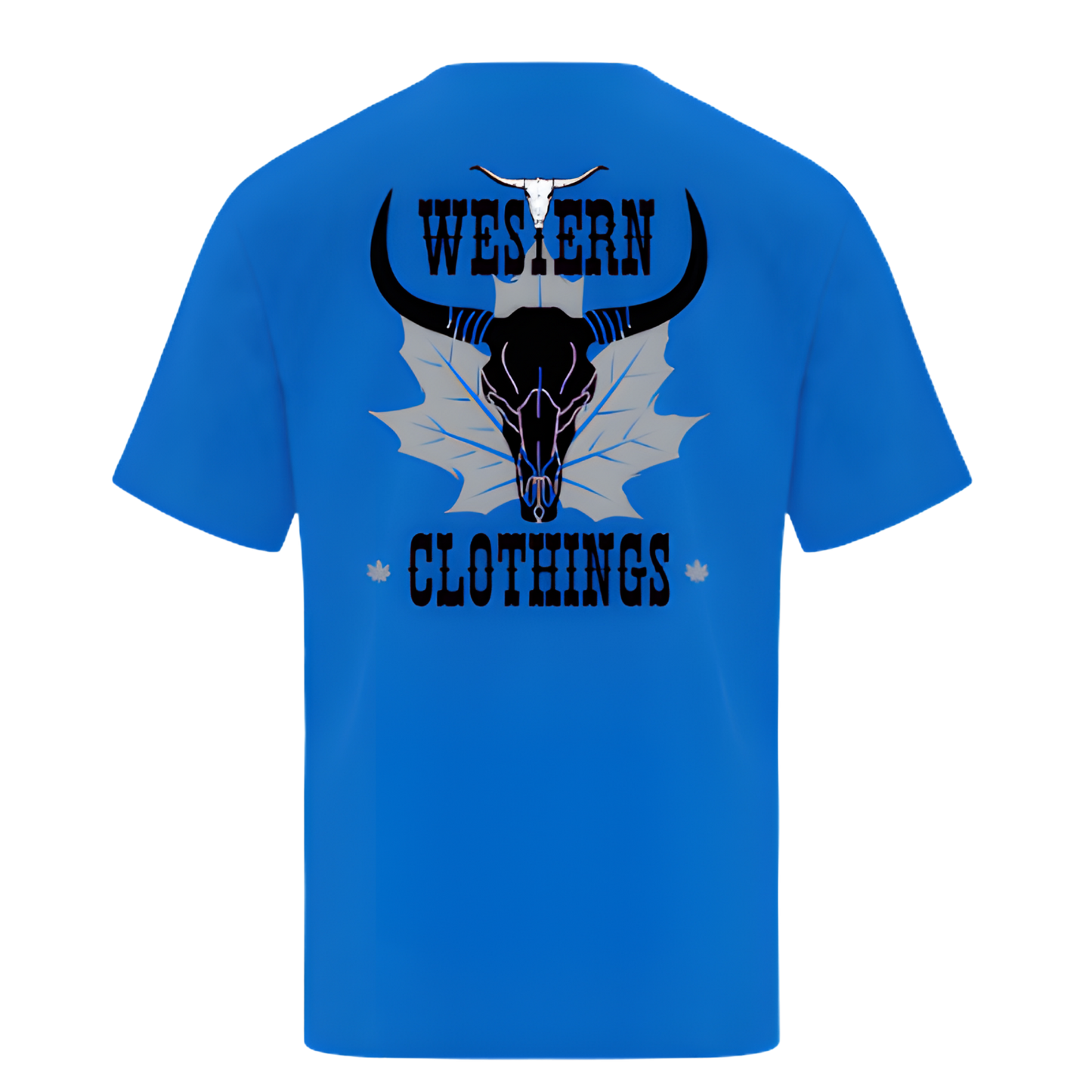 T-shirt western enfant | CRA | Bleu royal