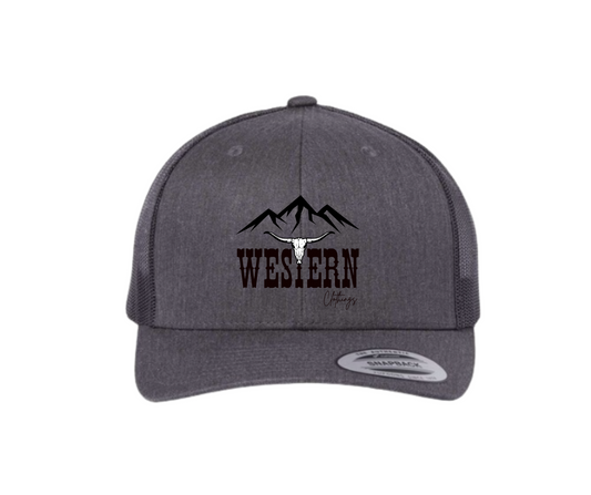 Casquette Western Homme | WC | Charcoal et maille noire