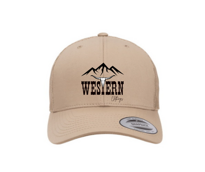 Casquette Western Homme | WC | Sable et maille sable