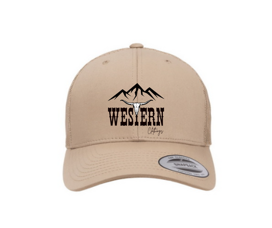 Casquette Western Homme | WC | Sable et maille sable