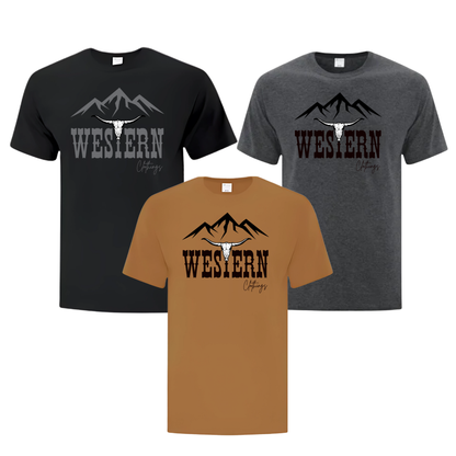 T-shirt Homme | WC | Caramel, noir ou gris foncé