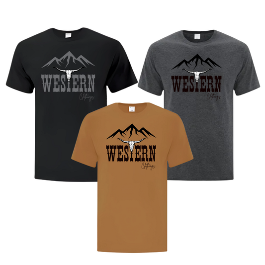 T-shirt Homme | WC | Caramel, noir ou gris foncé