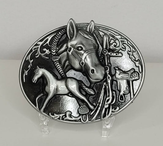Boucle de ceinture cheval Western |