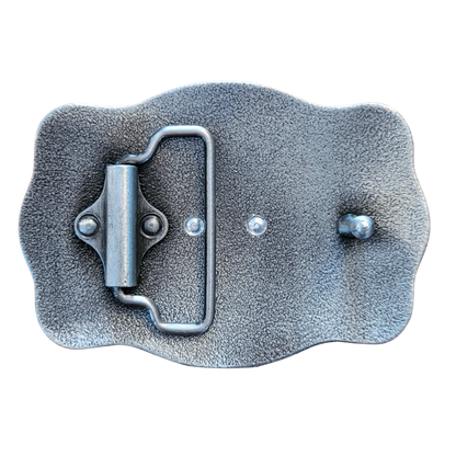 Boucle de ceinture Western | Argent et or