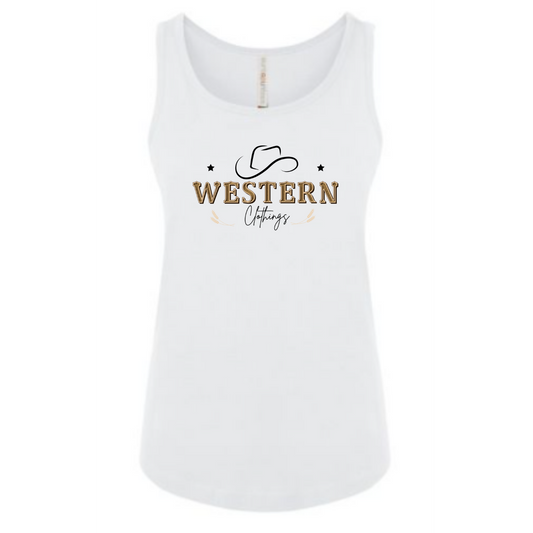 Camisole Western Femme | HAT | Blanche