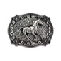 Boucle de ceinture Western | Cheval fini antique