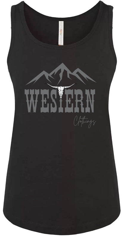 Camisole Western Femme | WC | Noire