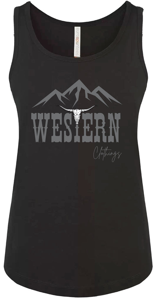 Camisole Western Femme | WC | Noire