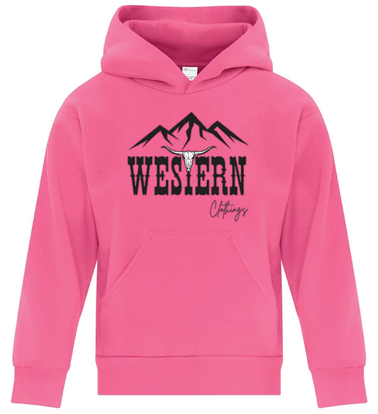Hoodie Western Enfant | WC | Sangria