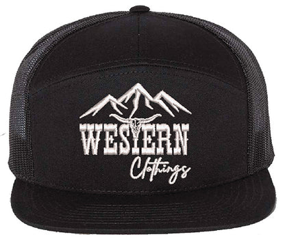 Casquette Western | WC | Noire et mailles noires