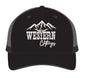 Casquette Western Enfant | WC | Noire et maille noire