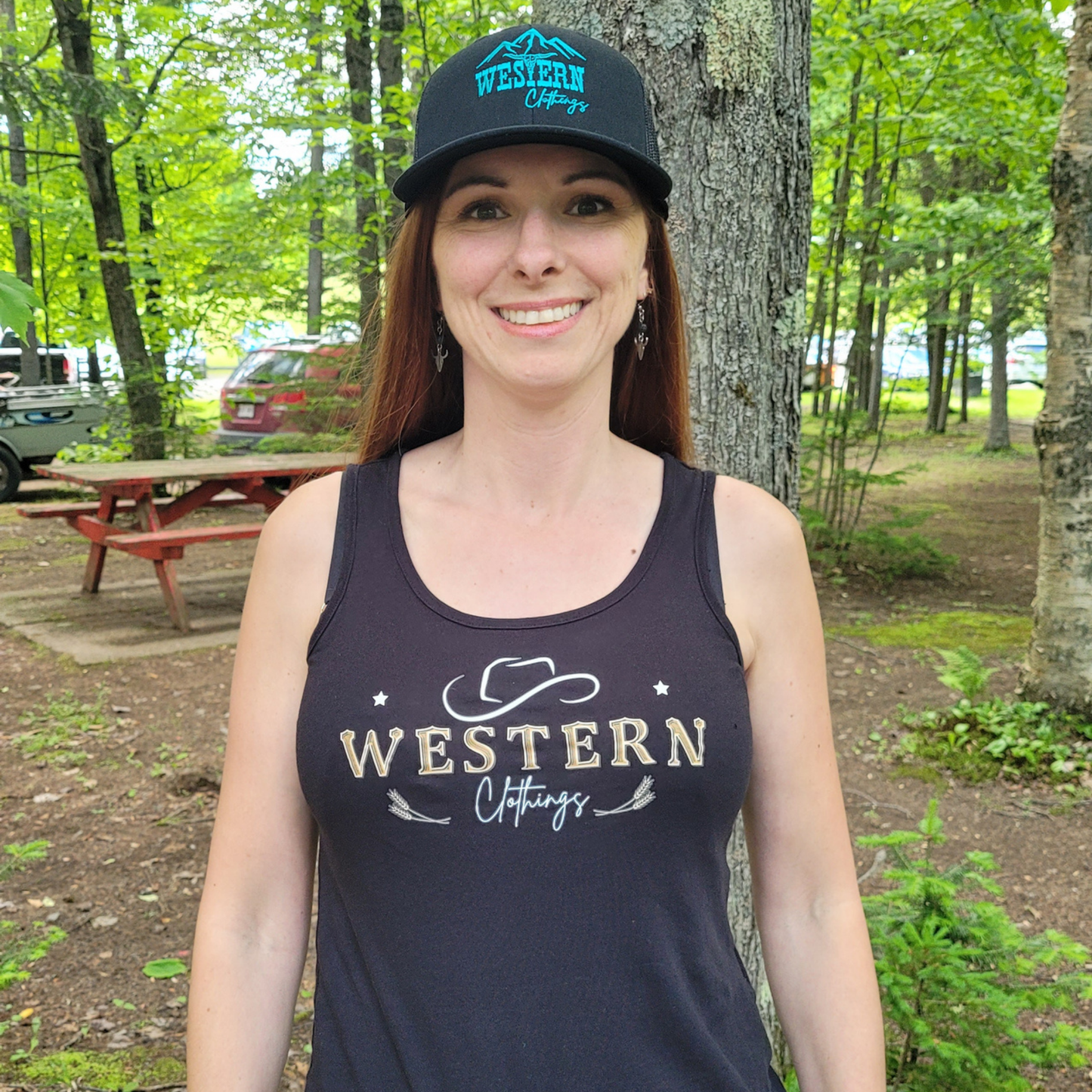 Camisole Western Femme | HAT | Noire ou blanche
