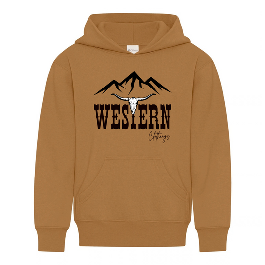 Hoodie Western Enfant | WC | Caramel