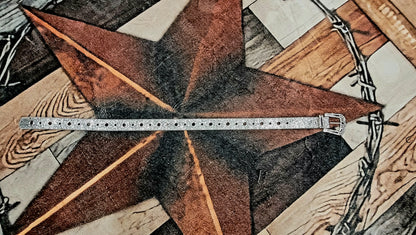 Ceinture | Gris argent avec strass