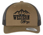 Casquette Western Homme | WC | Kaki et maille noire