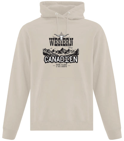 Hoodie Western Unisexe | CN | Sable, caramel ou vert militaire