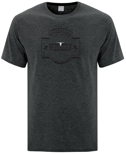 T-shirt Western Homme | AUT | Gris foncé